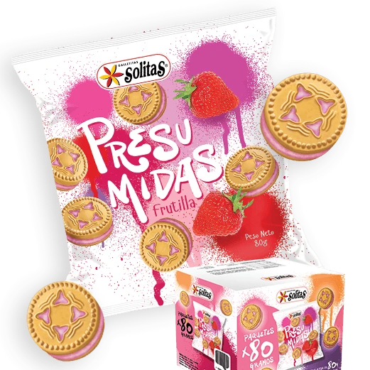 Solitas Princess frutilla x160gr