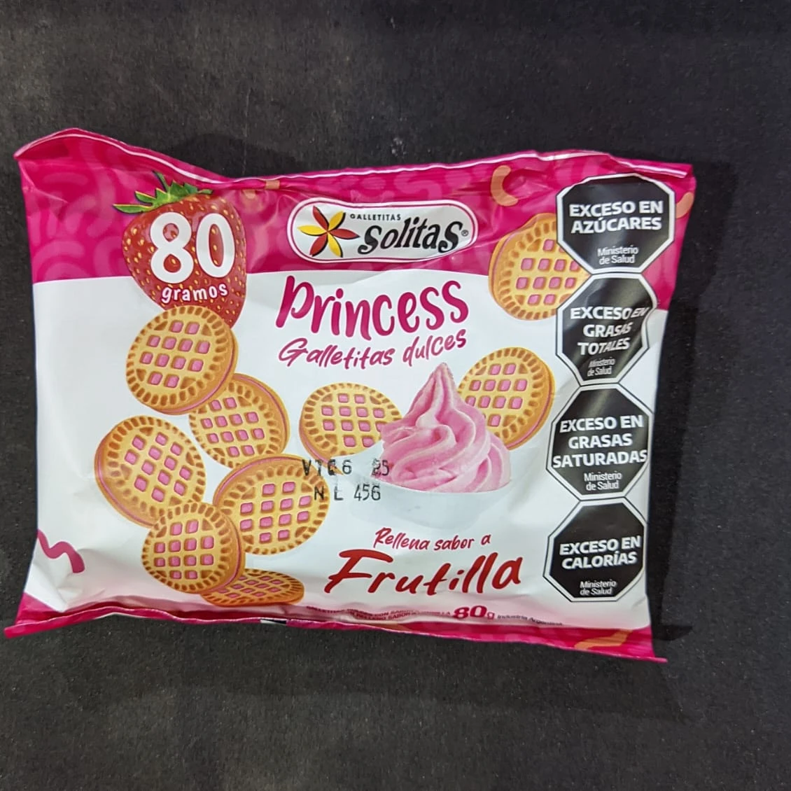Solitas Princess Frutilla x80gr