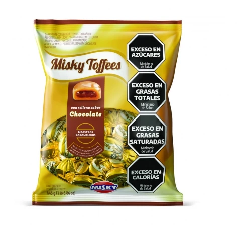 Caramelos Misky Toffees chocolate x648gr