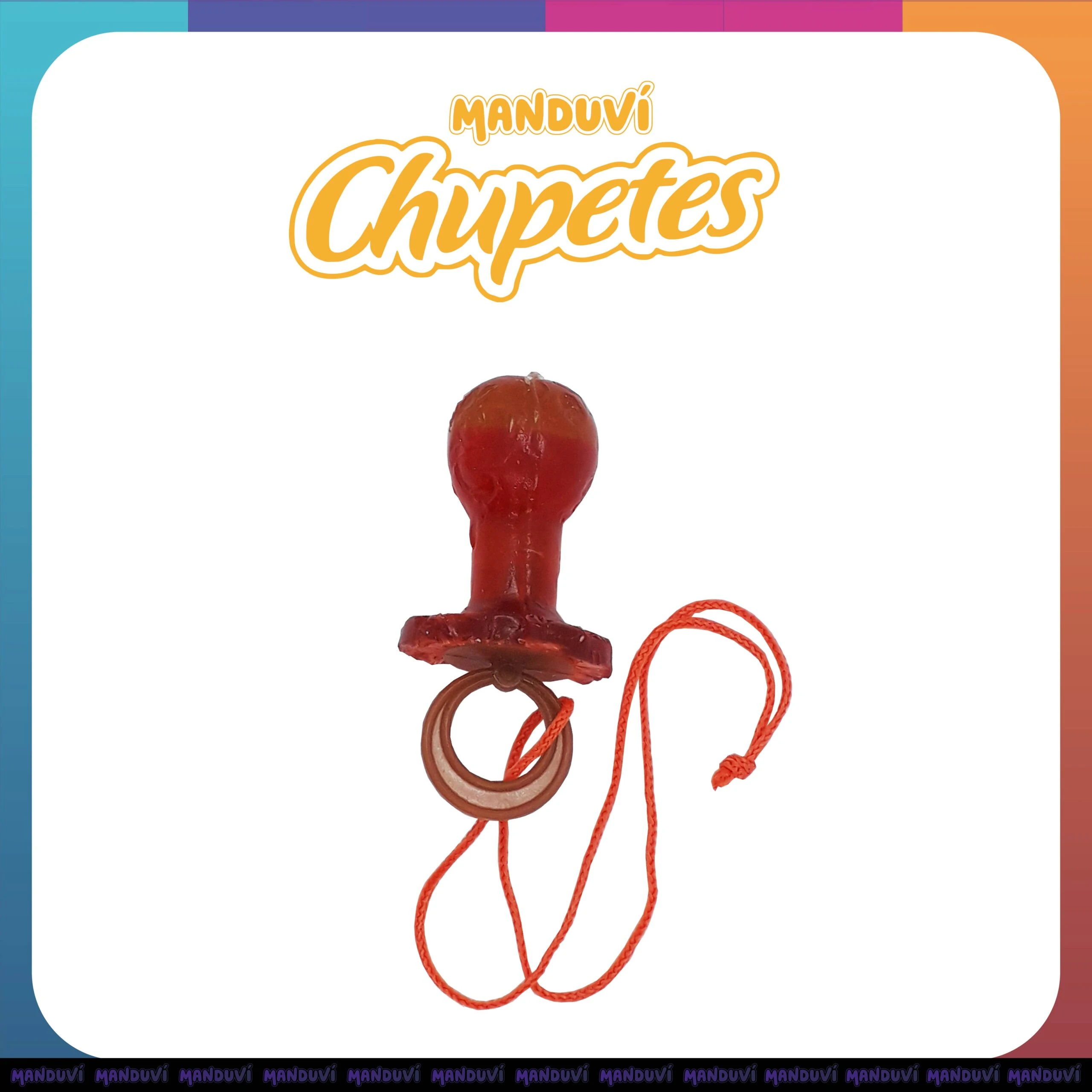Chupete con colgante Manduvi x10u