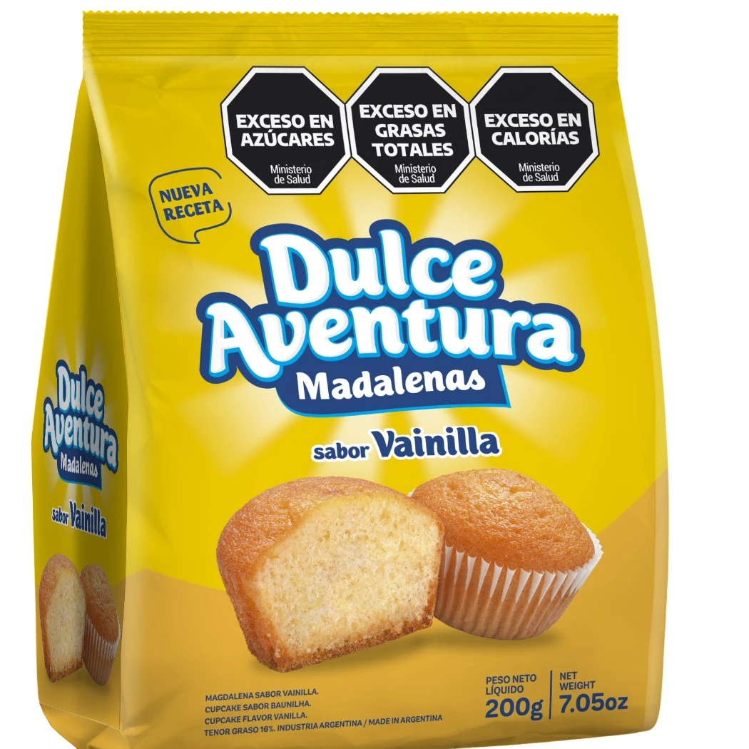 Madalenas Dulce Aventura Vainilla x200gr
