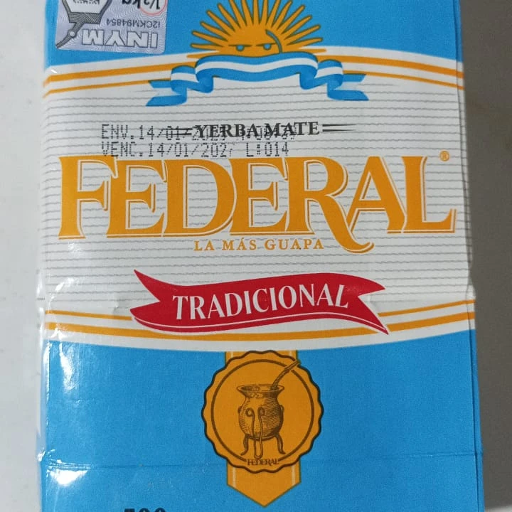 Yerba mate Federal tradicional x500gr