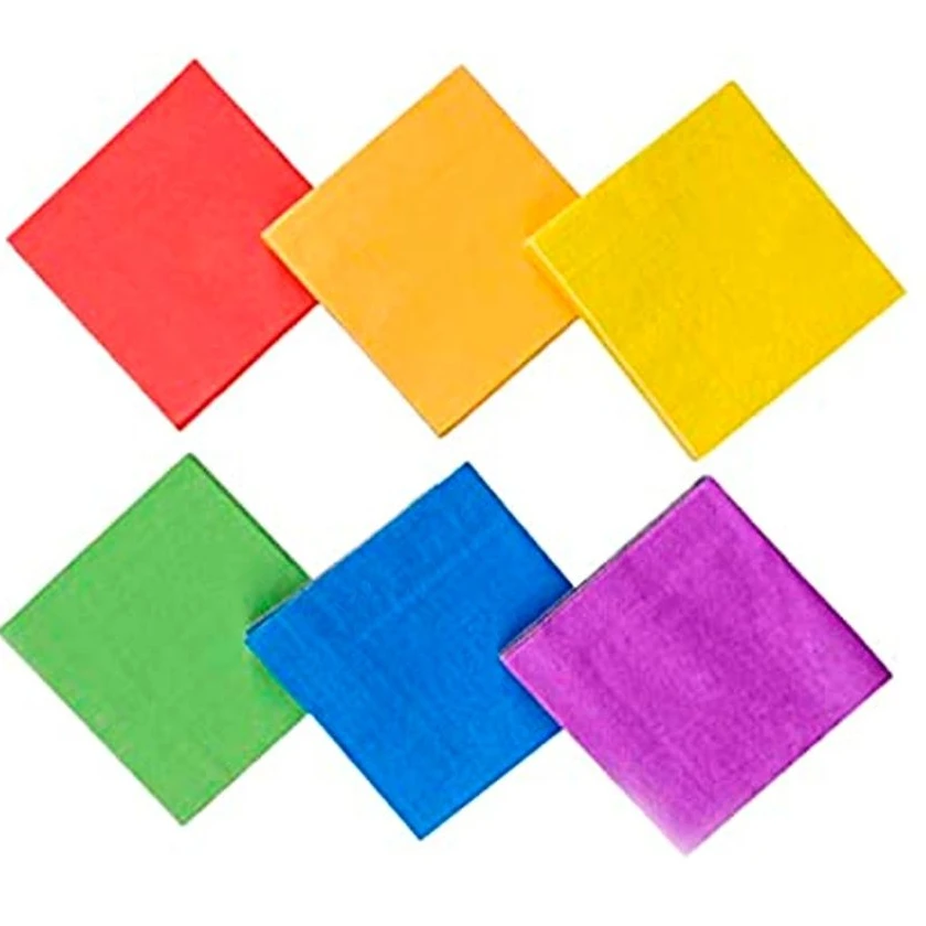 Servilletas de color x40u