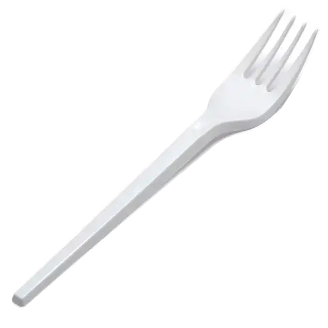 Tenedores descart Blancos x50u