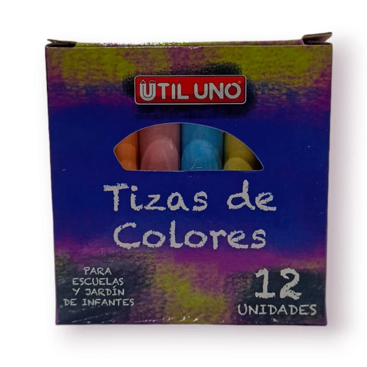 Tizas Color x12 UTIL UNO