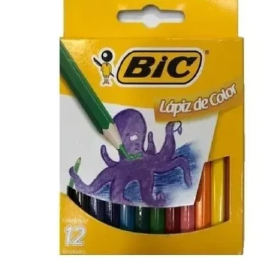 Lapiz Color Bic Corto x12