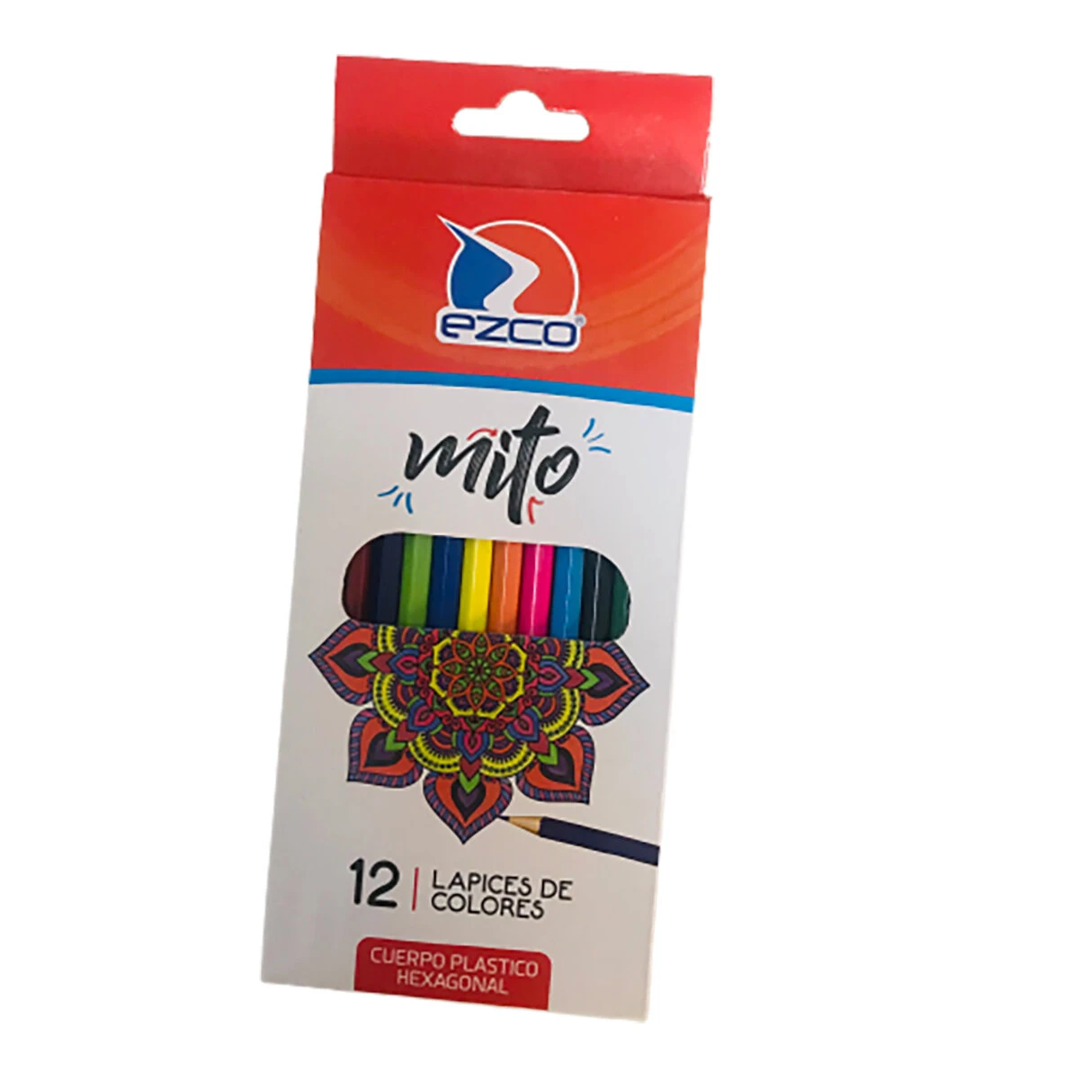 Lapiz Color Ezco Largo x12