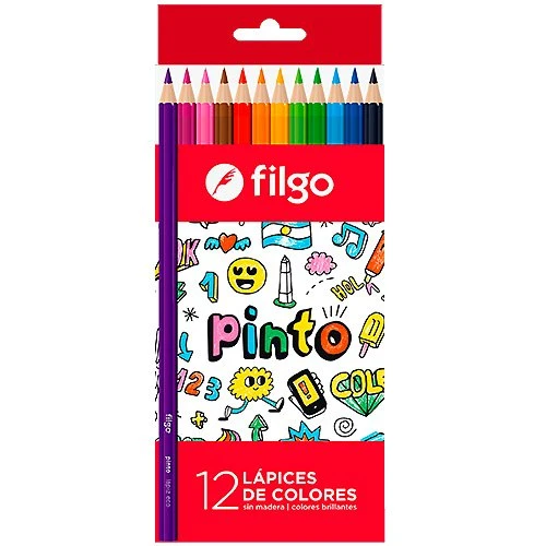 Lapiz Color Filgo Largo x12