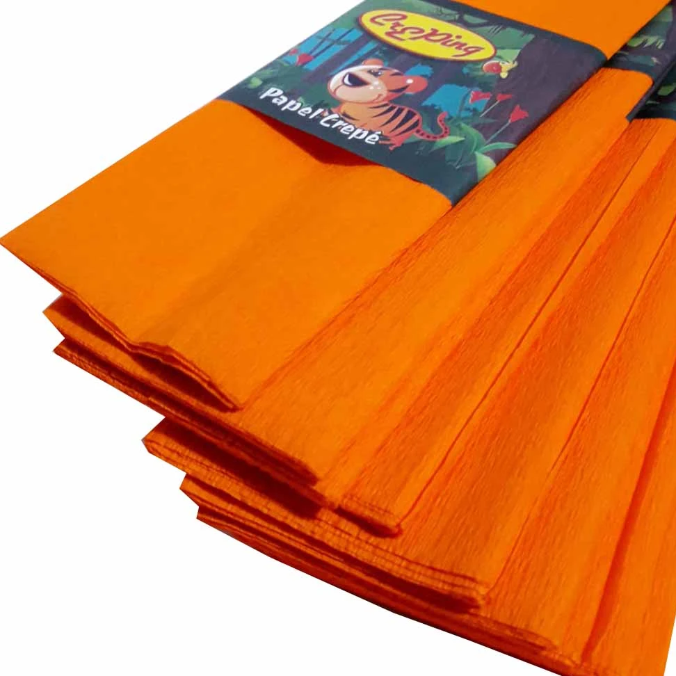 Papel Crepe Naranja x10u