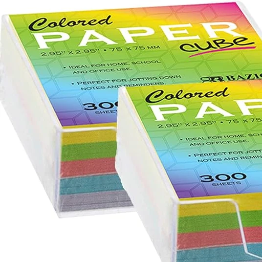 Papel memo 3 colores