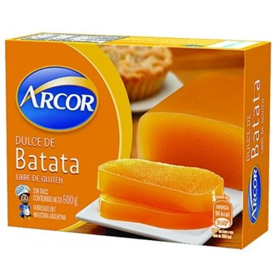 Dulce de batata estuche 500gr