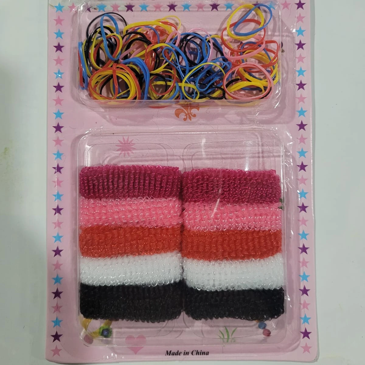 Set colitas con gomitas de silicona