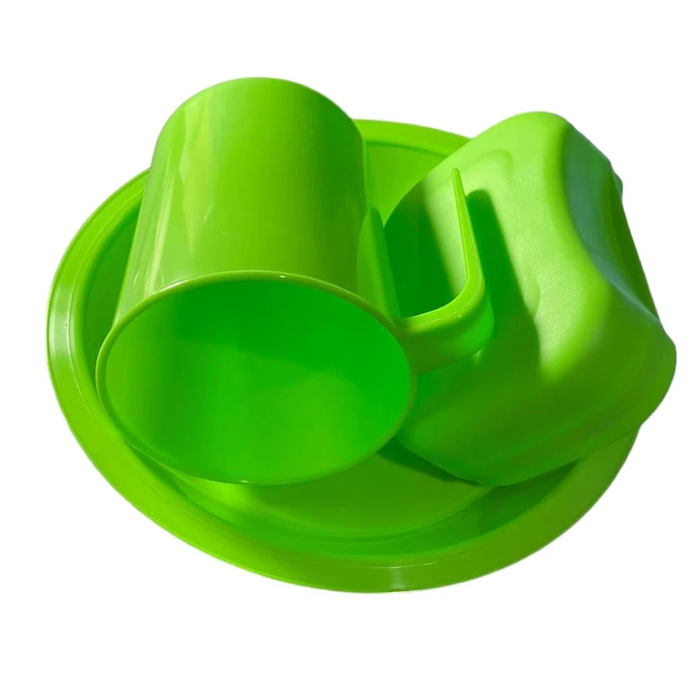 Kit Escolar x3 liso (plato, taza, jab.)