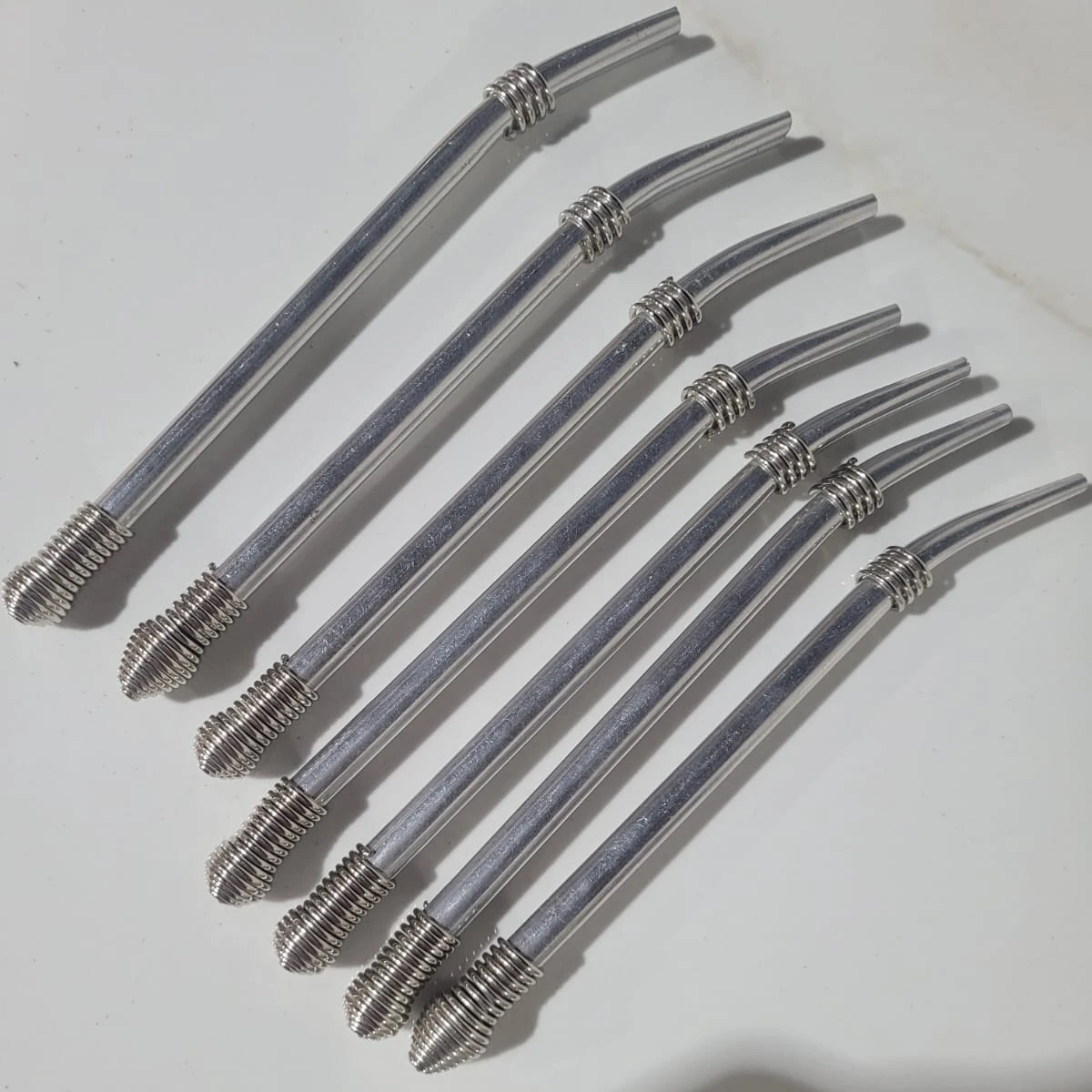 Bombilla con anillo de aluminio x1u