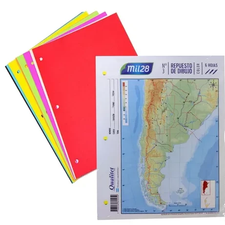 Canson de color  N°3 x6hj