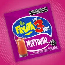Jugo Fruta 3 Mix Frutal x18