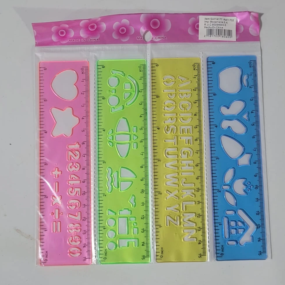 Regla x4u 15cm