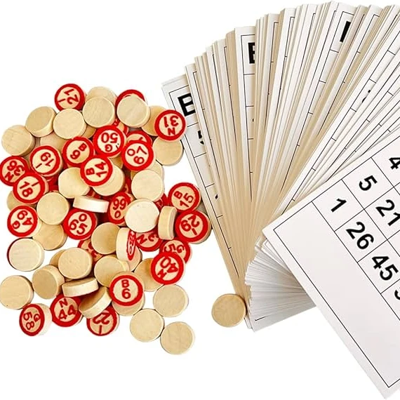 Bingo / Loteria Madera x 24 Cartones