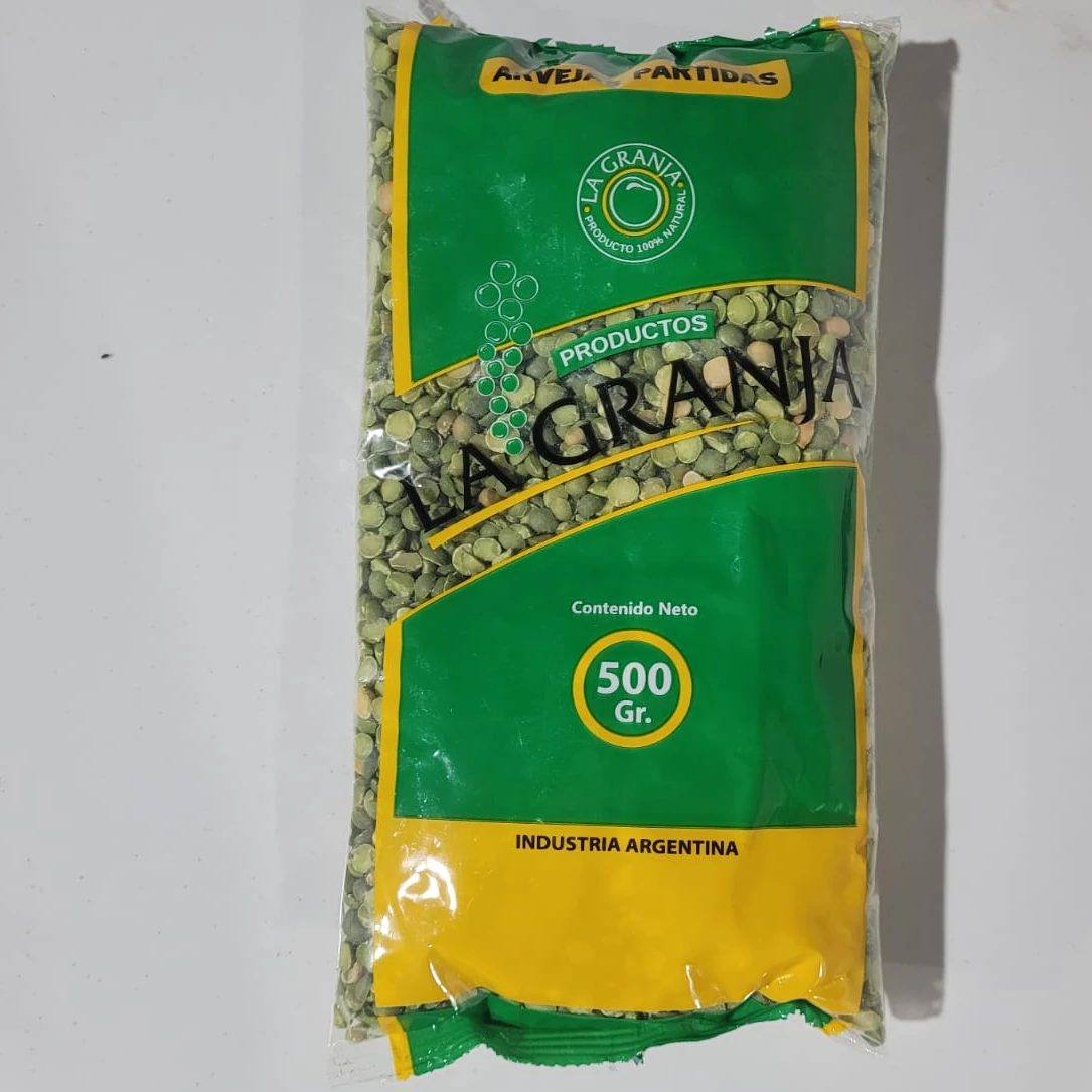 Arvejas partidas La Granja x500gr