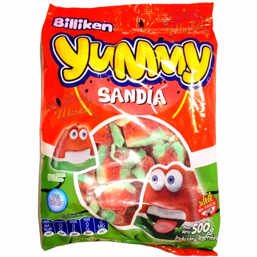 Gomitas Yummy sandia 500gr