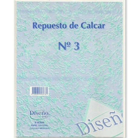 Repuesto Calcar Diseño N°3