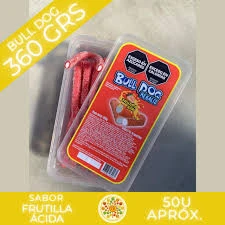 Regaliz frutilla azucarado x360gr