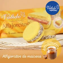 Alfajorcitos Valido maicena x6u 140gr