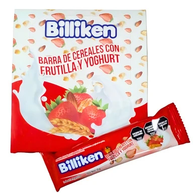 Barra de cereal frutilla x16u Billiken