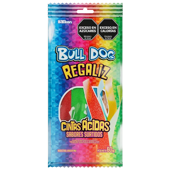Regaliz cintas acidas x60g