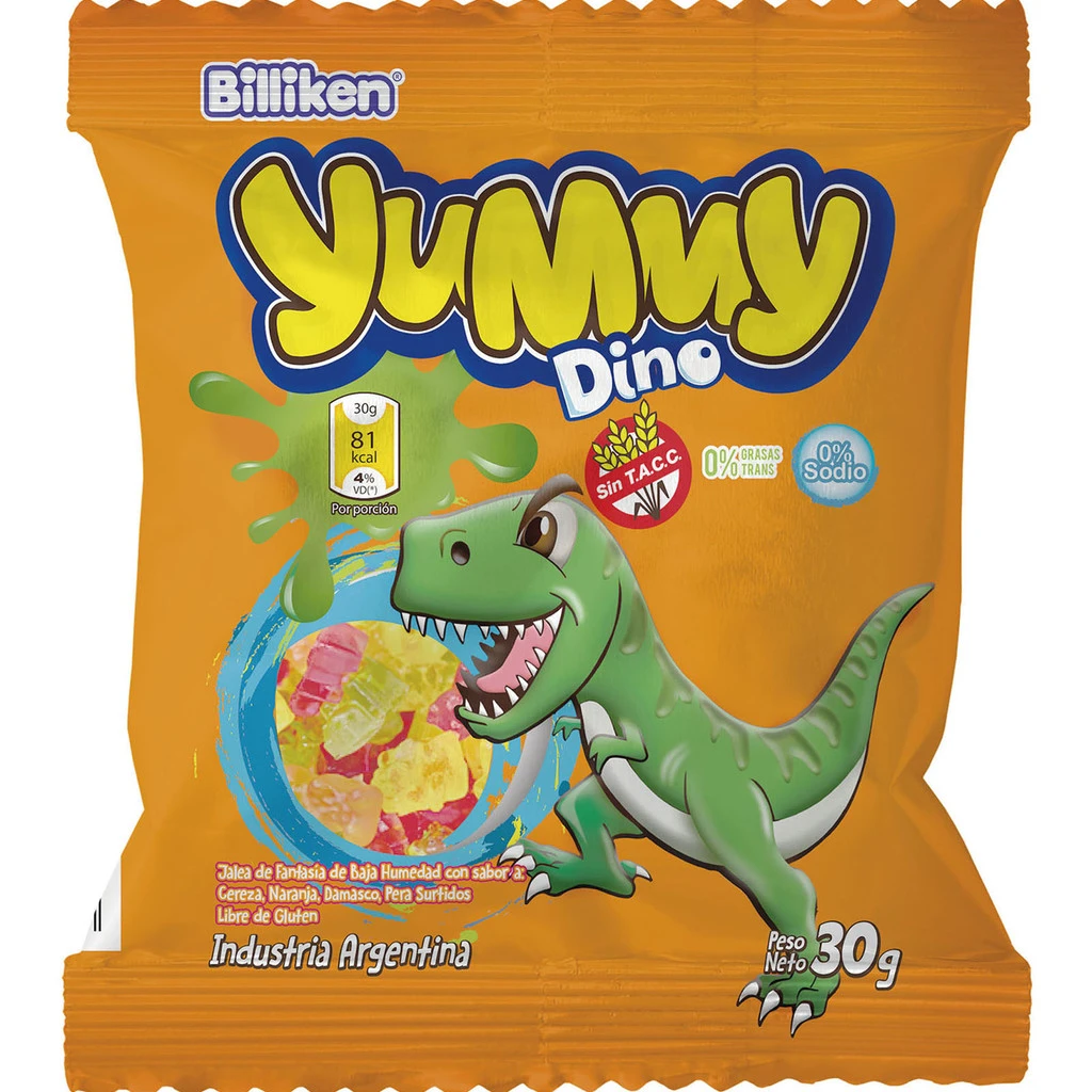 Gomitas Yummy x12u Dino