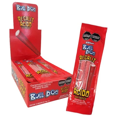 Regaliz acido frutilla x12u x18gr