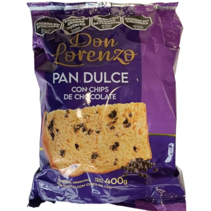 Pan Dulce Don Lorenzo con chips de choco
