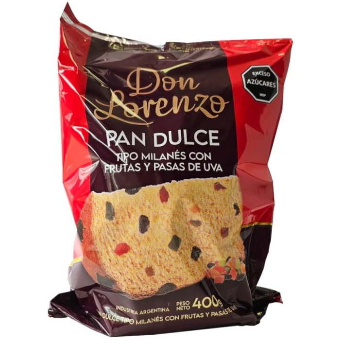 Pan Dulce Don Lorenzo con frutas