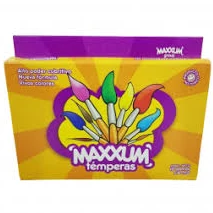 Tempera en pomo Maxxum rojo x10