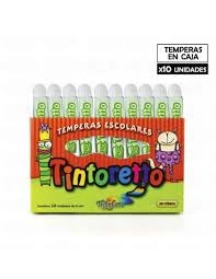 Tempera en pomo TINTORETTO x10u Verde