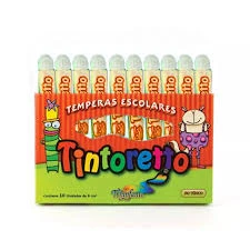 Tempera en Pomo TINTORETTO x10u Naranja
