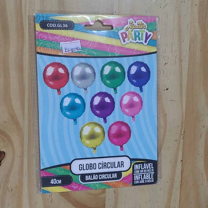 Globo blister circular  40cm