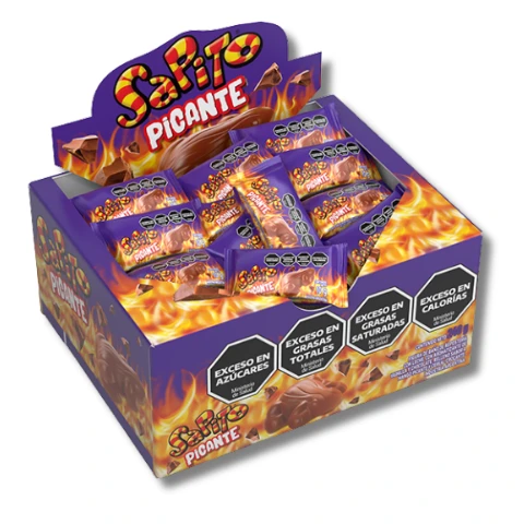 Chocolate Sapitos mango picante x24u