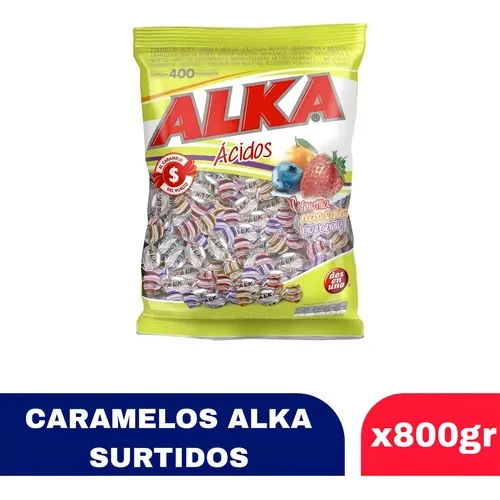 Caramelos Alka acidos 800gr