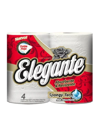 Papel hig Elegante doble hj 4x20mt