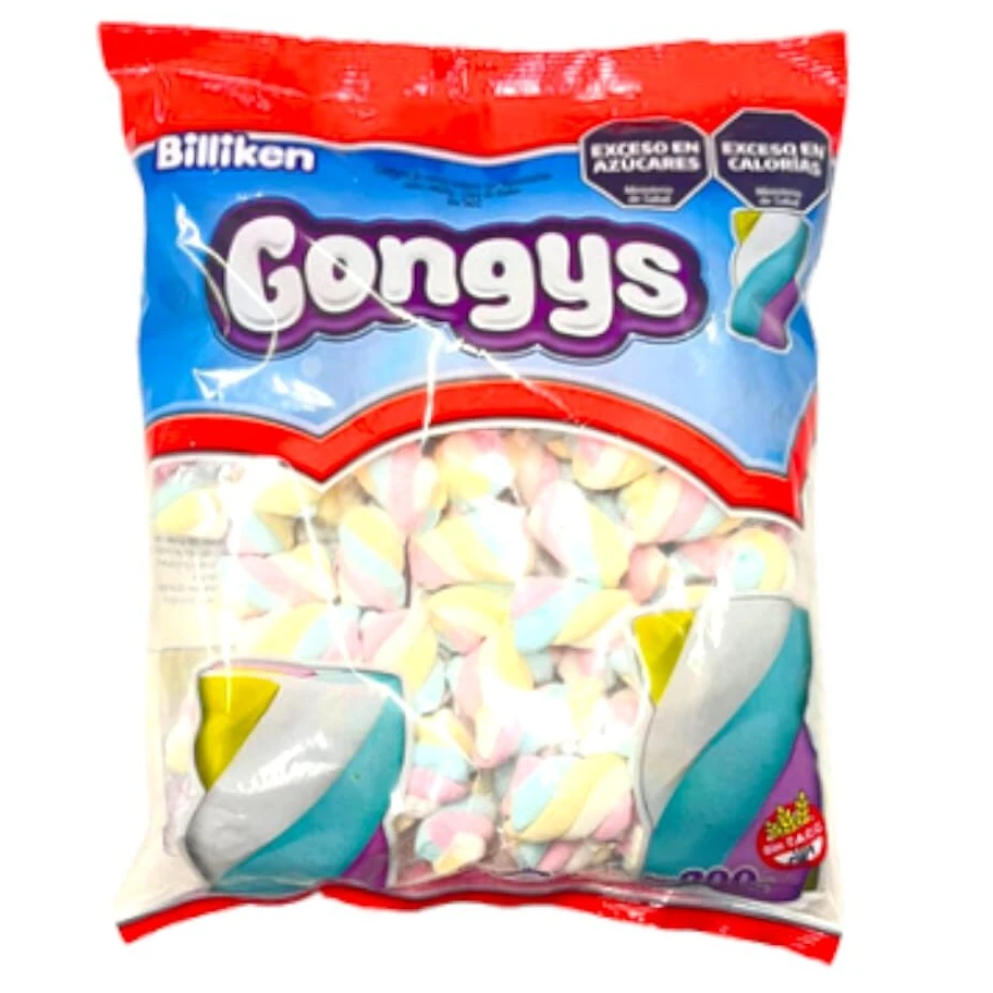 Gongys trenza vainilla x200gr malvaviscos