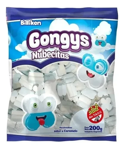 Gongys nubecita caramelo x200gr malvaviscos