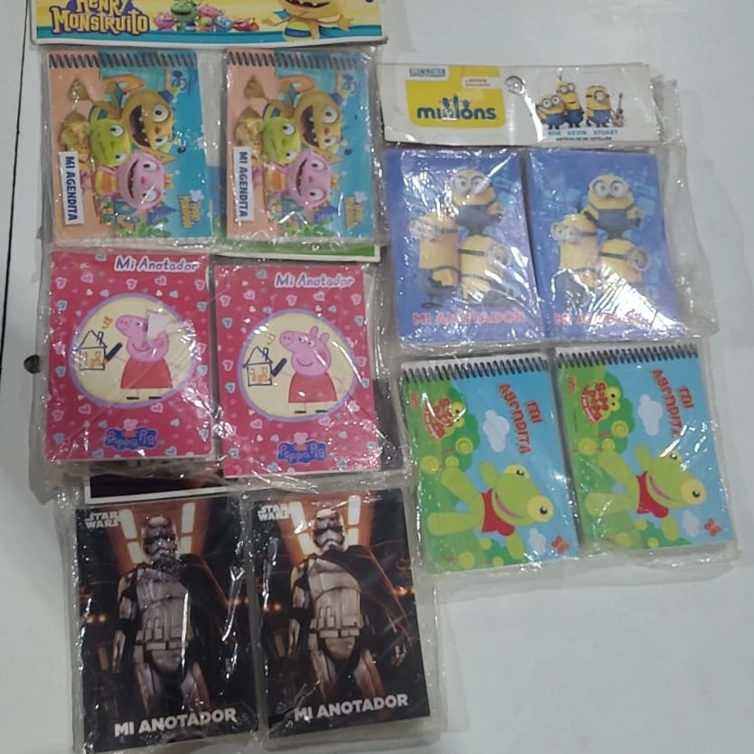 Anotadores infantiles x10u