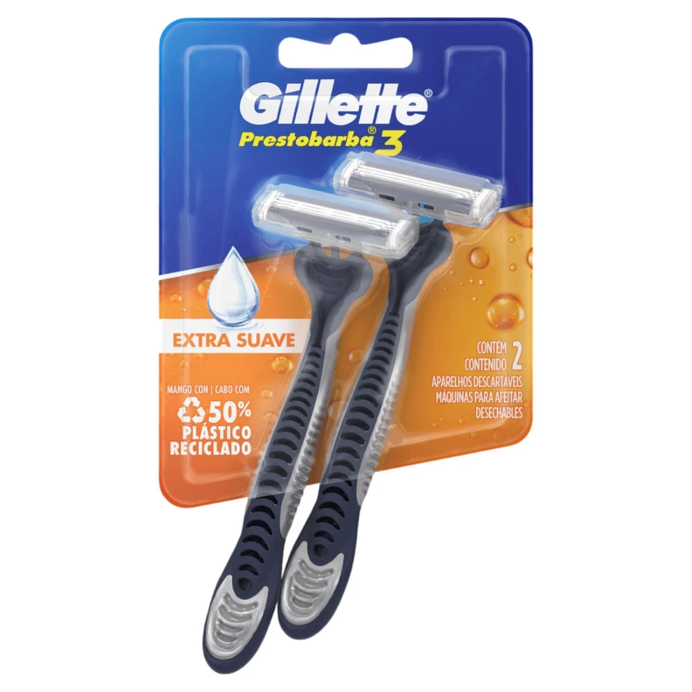 Maquinita Gillette extra suave 3hj x2u