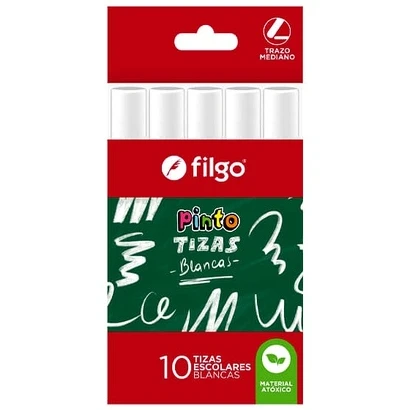 Tiza Filgo blanca x10