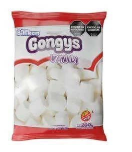 Gongys tradicional vainilla x200gr malvaviscos