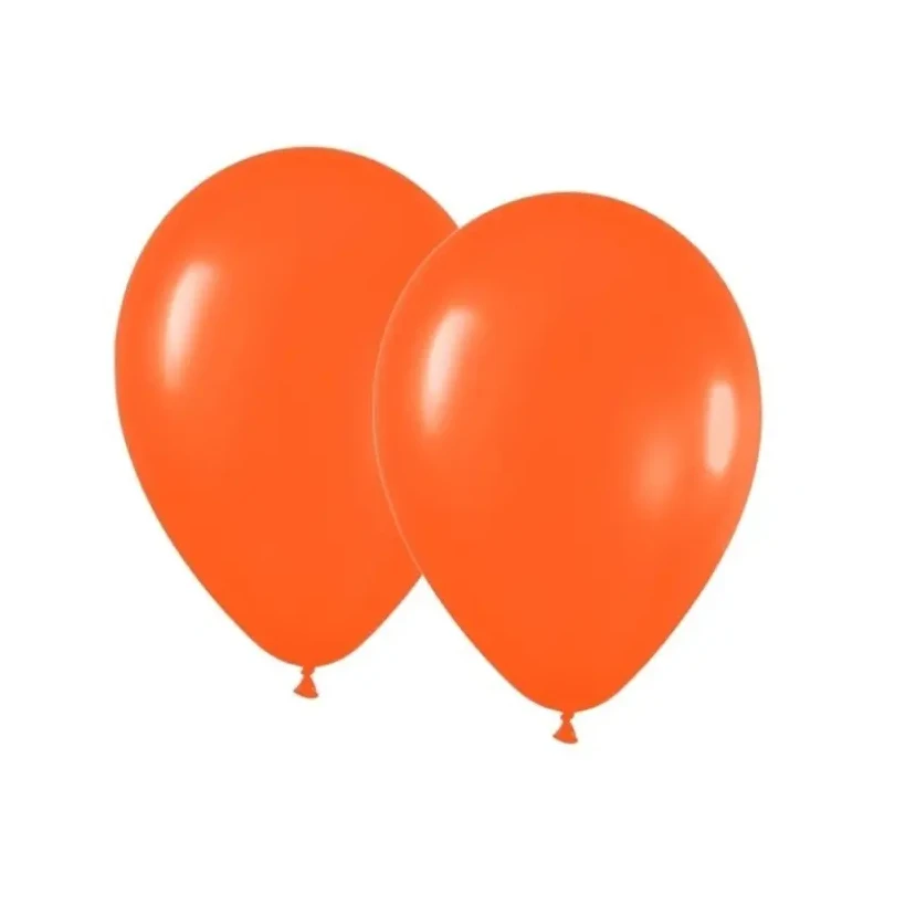 Globos Fiesta Loca naranja x50u