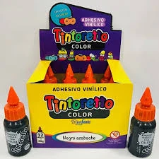 Adhesivo vinilico/ plasticola negra x30gr x12u