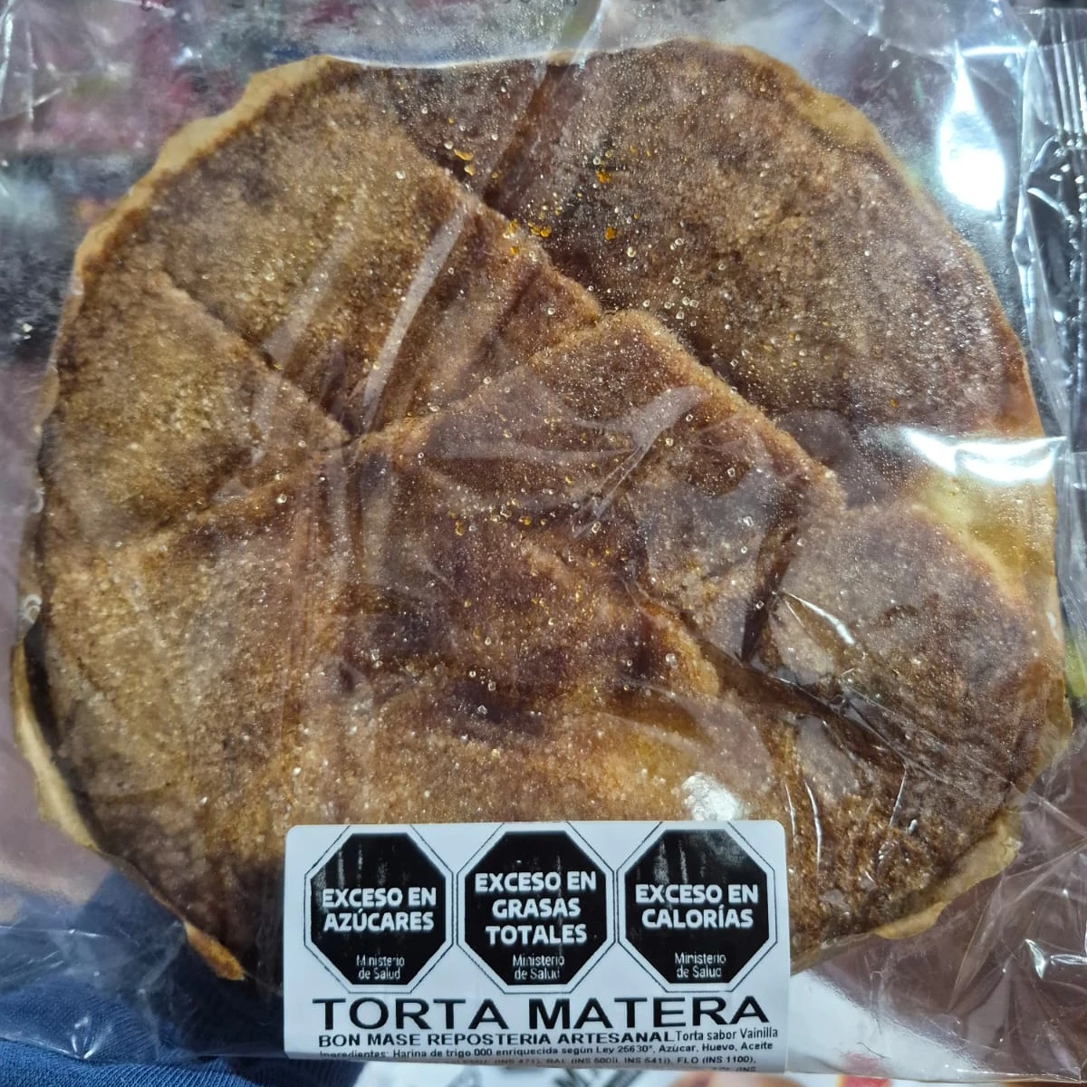Torta matera vainilla 400gr Bon Mase